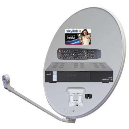 HD satelitní komplet Bensat 400IR-PVR + karta SKYlink