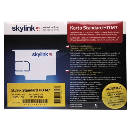 M7 karta IRDETO - ČR a SK programy na neomezenou dobu