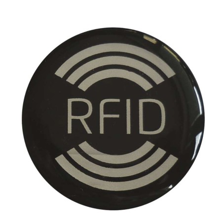 Samolepka s RFID čipem, černá