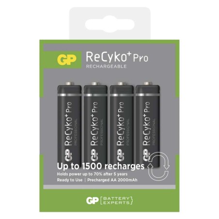 Nabíjecí baterie GP ReCyko+ Pro Prof. 2000 (AA), 4 ks