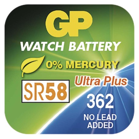 Knoflíková baterie do hodinek GP 362F, 10 ks