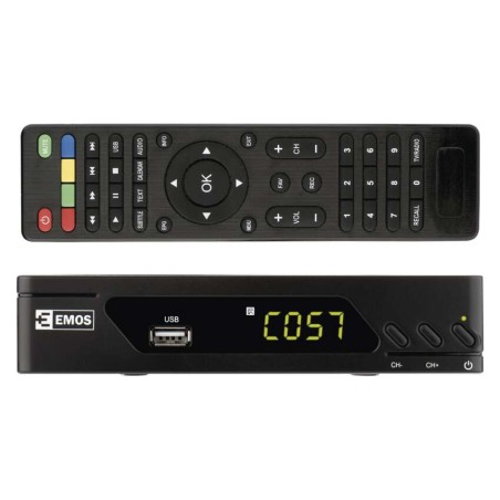 Set-top box EMOS EM170 HD HEVC H265 (DVB-T2)