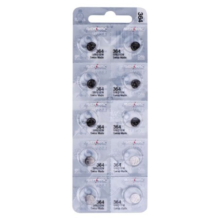 Knoflíková baterie do hodinek RAYOVAC 364, 10 ks