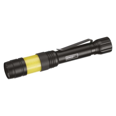 COB LED Metall-Taschenlampe, 360°, 270 lm, 2× AA