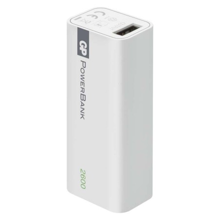 Powerbanka GP 1C02 2600 mAh, bílá