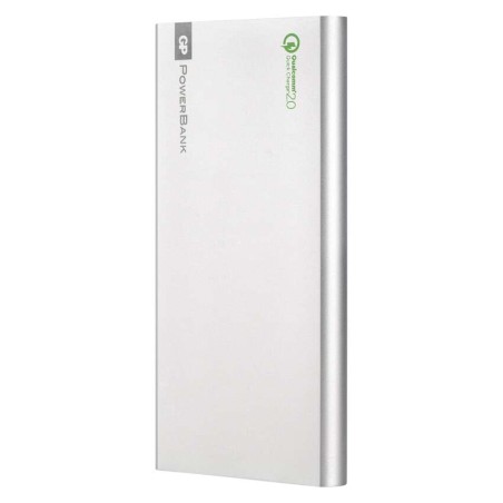 Power bank GP FP10MB QC2.0, 10000 mAh, strieborný