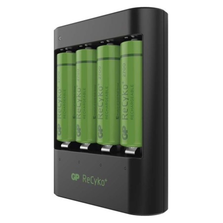 USB nabíječka baterií GP U421 + 4x AA GP ReCyko+ 2700