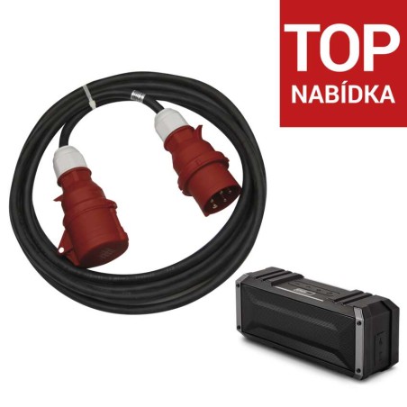Sada 3f prodlužovací kabel 5x16A, 25m a soundbox BOOMER