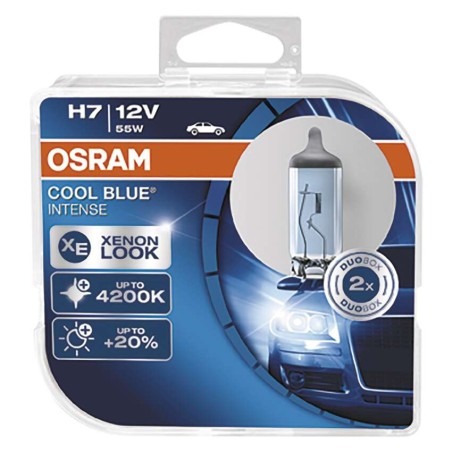 Autožárovka OSRAM H7 Cool Blue 55W 12V, 2 ks
