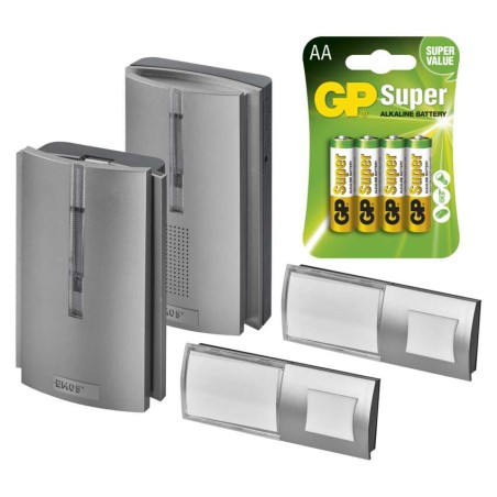 Szett 2x vezeték nélküli csengő P5760 és P5763 3x AA, 2x kapucsengő gombbal