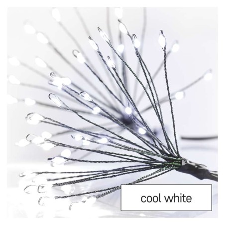 LED Lichterkette – leuchtende Büschel, nano, 5,2 m, Innen, Kaltweiß, Timer
