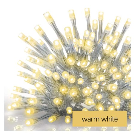 LED Weihnachts-Eiszapfen, 5 m, Außen/Innen, warm-weiß, Fernbedienung, Programme, Timer