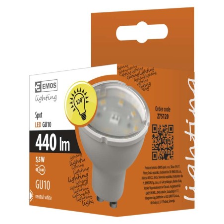 LED žárovka Classic MR16 5,5W GU10 neutrální bílá