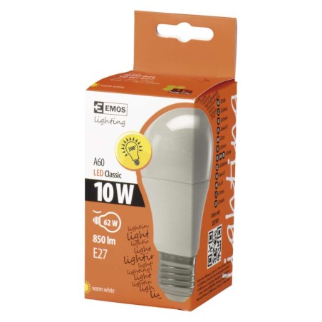LED žiarovka Classic A60 10W E27 teplá biela