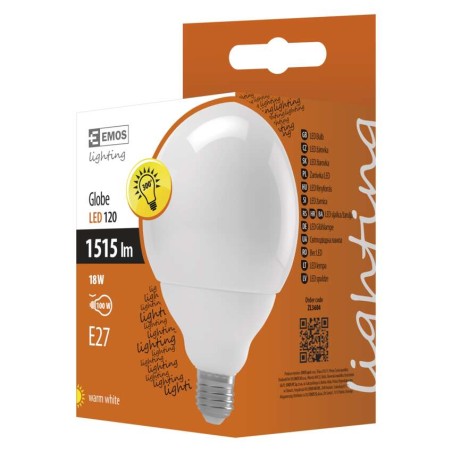 LED žárovka Classic Globe 18W E27 teplá bílá
