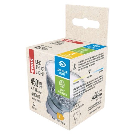 LED Lampe True Light MR16 / GU10 / 4,8 W (47 W) / 450 lm / Neutralweiß
