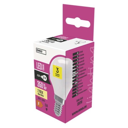 LED Lampe Classic Mini Globe / E14 / 4,1 W (32 W) / 350 lm / Warmweiß
