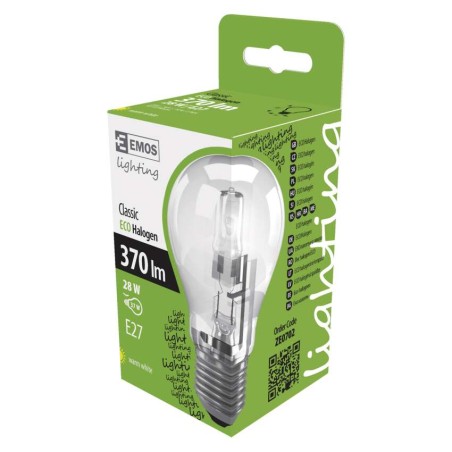 Halogenová žárovka ECO A55 28W E27 teplá bílá, stmívatelná