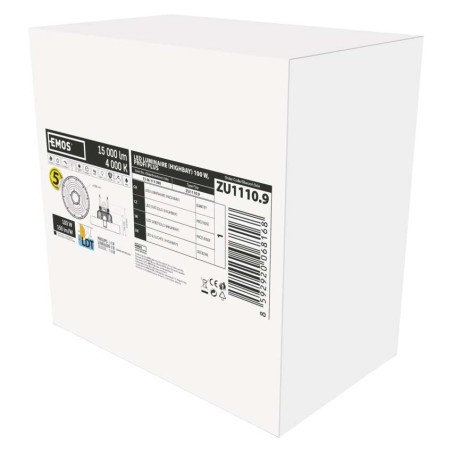 Oprawa przemysłowa LED HIGHBAY 100W, 90°