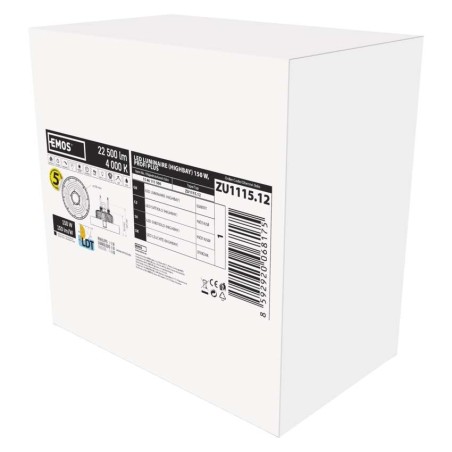 EMOS LED ipari csarnok világítás 150W IP65 120 °