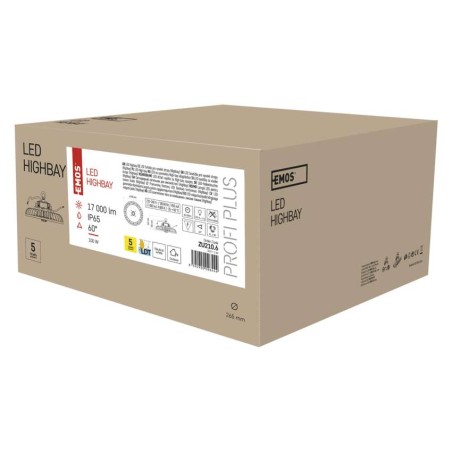 LED Hallenstrahler HIGHBAY PROFI PLUS 60° 100W