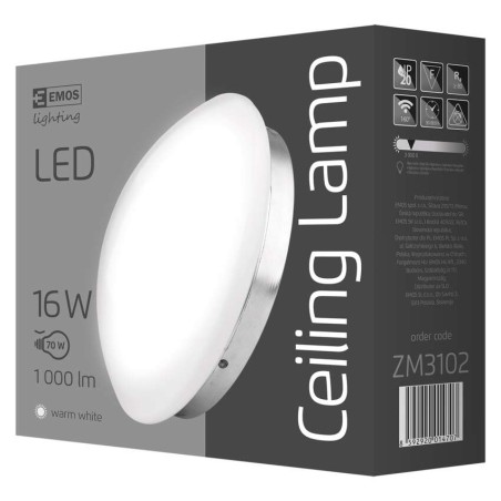 LED prisadené svietidlo 1056B 16W teplá biela