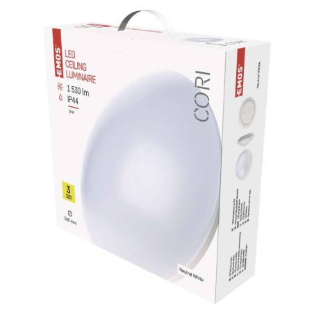 LED svetilo nadometno CORI, okroglo, 18W, IP44, nevtralno bela