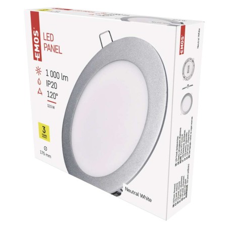 EMOS LED panel beépíthető 12.5W 1000lm IP20 természetes fehér