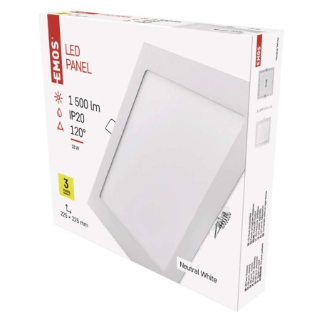 EMOS LED panel beépíthető 18W 1500lm IP20 természetes fehér