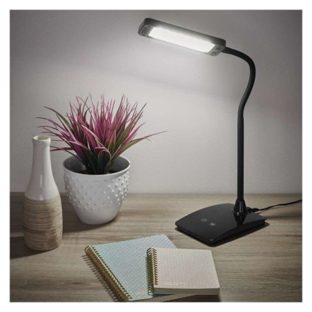LED Schreibtischlampe Eddy, schwarz