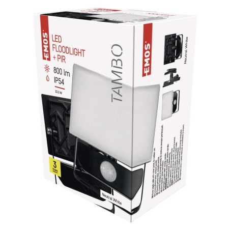 LED Flutlicht TAMBO mit Bewegungsmelder, 10,5W