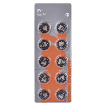 Lithiová knoflíková baterie GP PeakPower CR2032, 10 ks