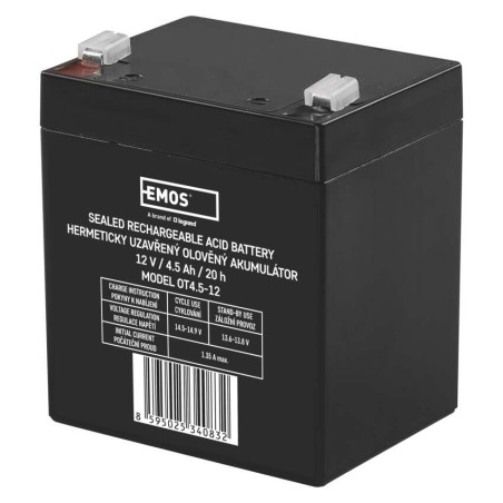 Wartungsfreier Blei-Akku 12 V/4,5 Ah, faston 4,7 mm