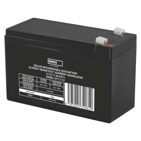 Wartungsfreier Blei-Akku 12 V/7,2 Ah, faston 4,7 mm