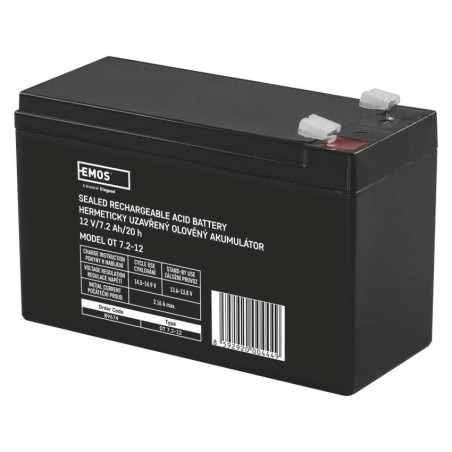 Wartungsfreier Blei-Akku 12 V/7,2 Ah, faston 6,3 mm