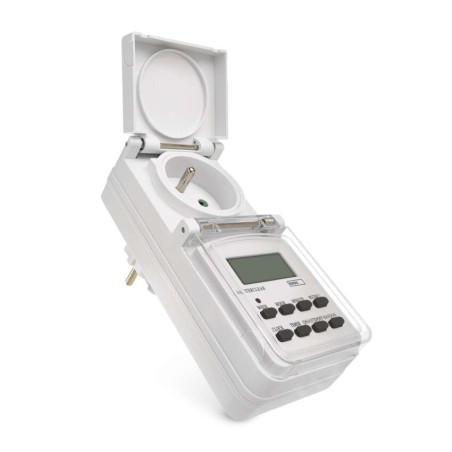 Časovač – digitální spínací zásuvka venkovní IP44