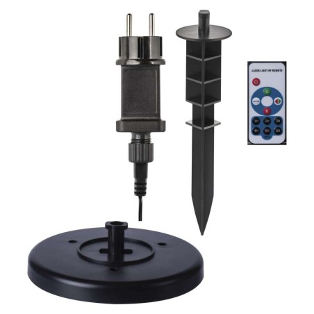 Laserový dekorativní projektor – zel./červ. teč., ovl., čas.