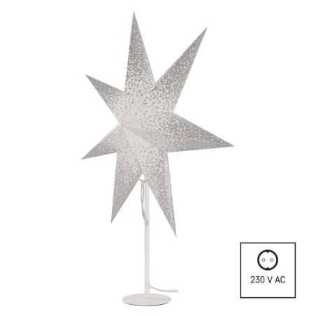 LED Papierstern mit Ständer, 45 cm, Innen