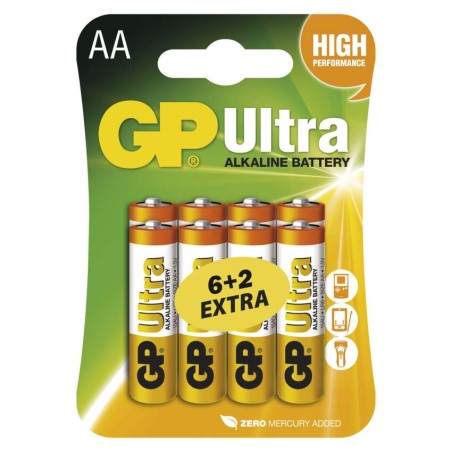 GP Ultra elem LR6 (AA) 6+2bl