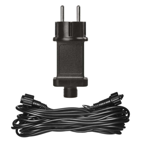 Napájací zdroj a predlžovací kábel Profi čierny, 10 m