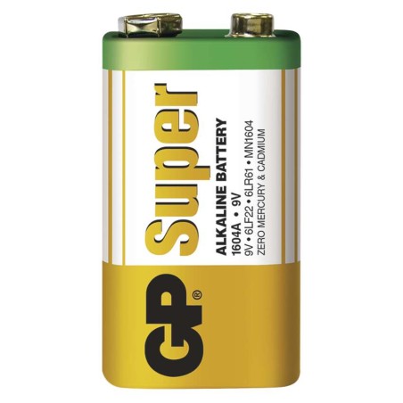 Alkalická baterie GP Super 9V (6LR61), 1 ks