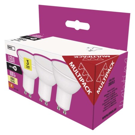 LED izzó Classic MR16 / GU10 / 8,4 W (60 W) / 806 lm / meleg fehér