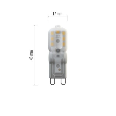 LED žarnica classic JC 2,5W G9 WW