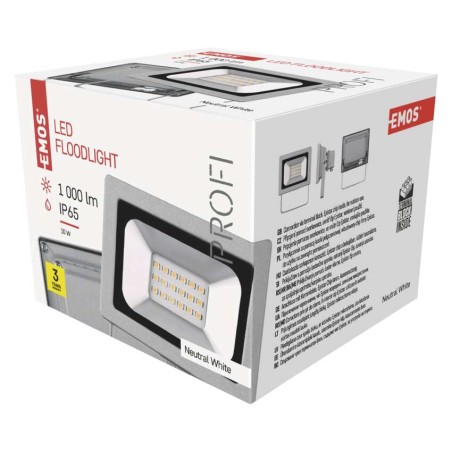 EMOS PROFI LED reflektor 10W 1000lm IP65 természetes fehér