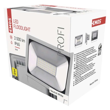 Naświetlacz LED PROFI 20W neutralna biel