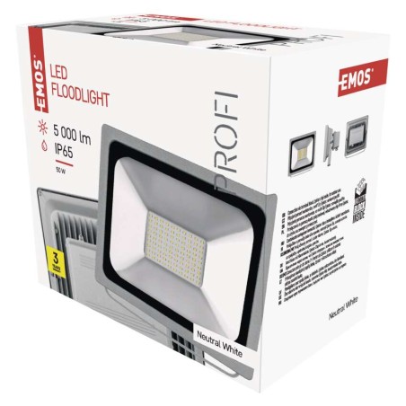 EMOS PROFI LED reflektor 50W 5000lm IP65 természetes fehér