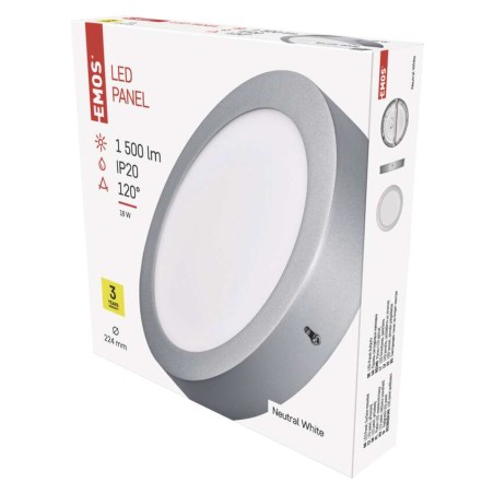 EMOS LED panel falon kívüli 18W 1500lm IP20 természetes fehér