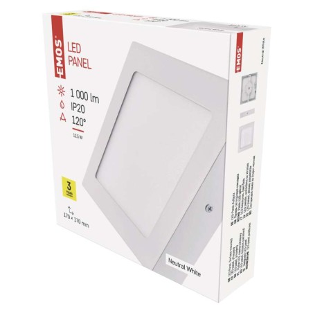 LED panel nadometni kvadratni 12,5W NW