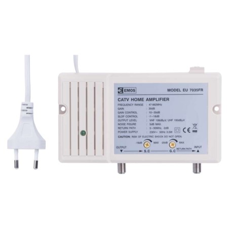EMOS Antenna szélessávú erősítő EU7035FR