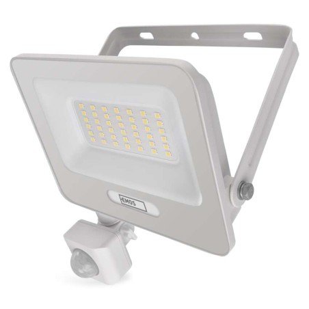 LED reflektor GLARO PIR 30 W, fehér, IP54, 3000 lm, természetes fehér